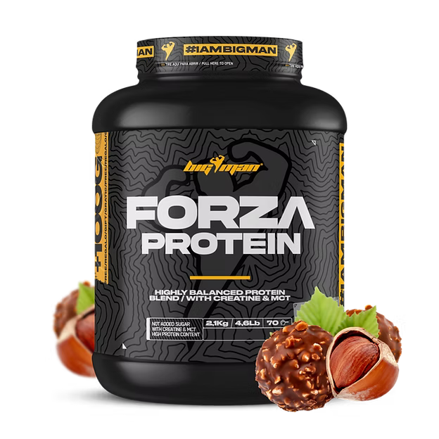 FORZA PROTEIN POWDER 2.1KG+ 100g Free, Big Man, Power protein, Chocolate, Cookie