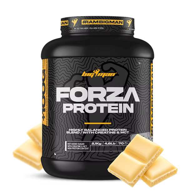 FORZA PROTEIN POWDER 2.1KG+ 100g Free, Big Man, Power protein, Chocolate, Cookie