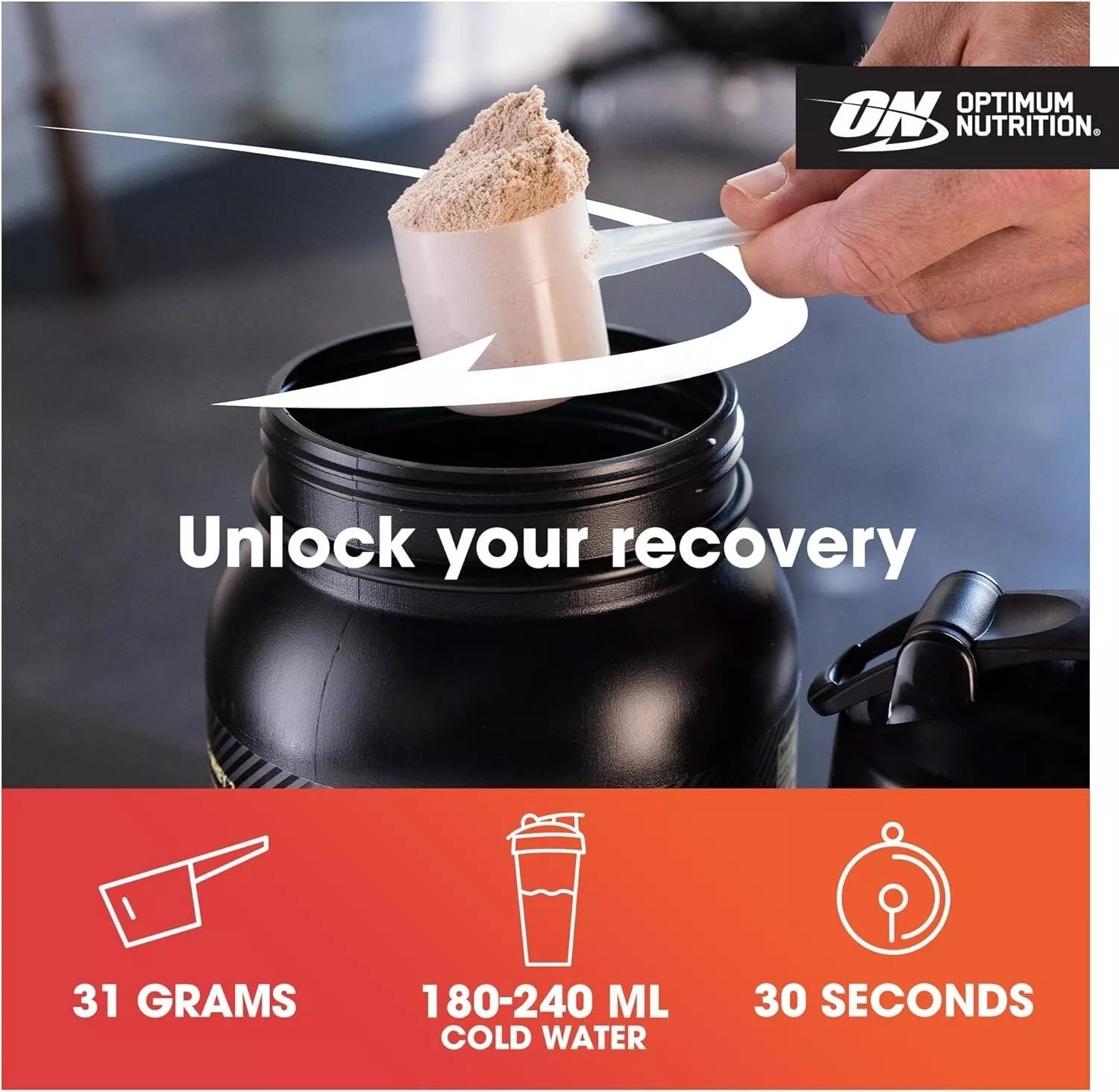Optimum Nutrition Gold Standard 100% Whey Protein Powder | 24g Protein | Chocolate 1.67kg & Vanilla 1.62kg - Ecotrade Goods Limited
